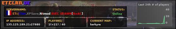 ETc|Clan,XPSave,N!tmod 8SEC SPAWN[NxAC]