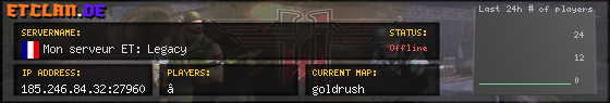 Mon serveur ET: Legacy