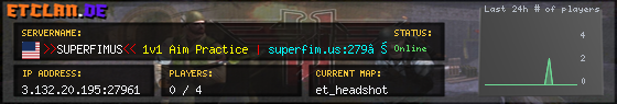>>SUPERFIMUS<< 1v1 Aim Practice | superfim.us:27961